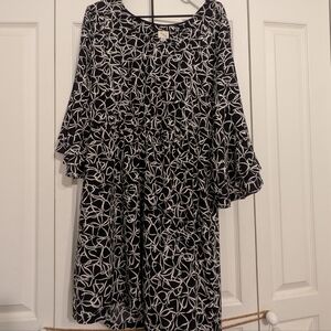 Lg Dress With Bell Sleeves